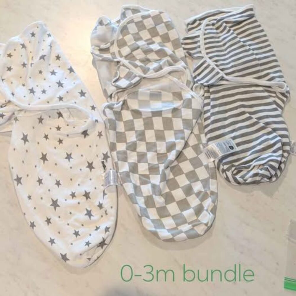 0-3m Baby Swaddle Bundle